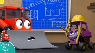 Lets Build a Car Wash  Construction Cartoons for Kids  Digley and Dazey [upl. by Esikram]