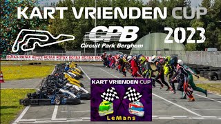 KART VRIENDEN CUP RACE 1 Circuit park berghem 4K [upl. by Naima]