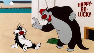 HoppyGoLucky 1952 Looney Tunes Sylvester and Hippety Hopper Cartoon Short Film  Review [upl. by Assilac166]