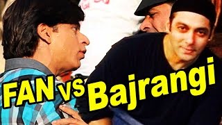 Shahrukh Khans Fan vs Salman Khans Bajrangi Bhaijaan Releasing on same Date [upl. by Gnaw144]