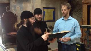 Easter chants aghdgomasa shensa kriste aghdga Kintsvisi Monastery 2017 [upl. by Clemence]