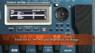 Roland GR55 Guitar Synthesizer  Acoustic Sounds Demo [upl. by Werra462]