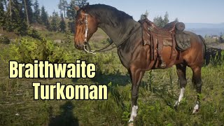 Getting the Braithwaite Turkoman  Short Version  Horse Flesh for Dinner  Red Dead Redemption 2 [upl. by Careaga]