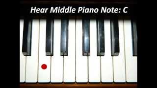 Hear Piano Note  Middle C [upl. by Edylc]