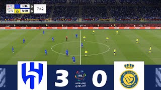 الهلال ضد النصر 30  الدوري السعودي للمحترفين 202324  أبرز الأحداث والاهداف [upl. by Ydnal929]