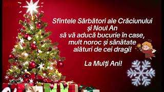 Crăciun Fericit 🎁🎅🎄 Mesaje și urări [upl. by Ojahtnamas]