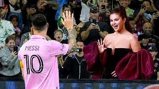 Selena Gomez will never forget Lionel Messis performance in this match [upl. by Bryana]