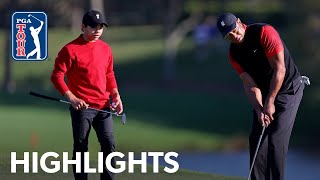 Tiger and Charlie Woods’ best shots from PNC Championship  2022 [upl. by Hcire974]