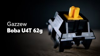 Gazzew Boba U4T 62g Sound Test amp Review  One of the best tactile [upl. by Nomead518]