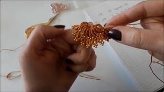 Серьги фриволите МК Earrings Needl tatting Occhi Frivolité [upl. by Nager715]