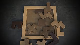 Wooden Pentominoe Puzzle [upl. by Nnayr]