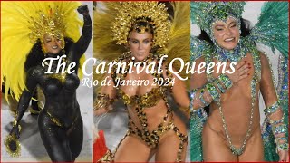 The 12 Samba Queens 👑  Carnival in Rio de Janeiro 2024  Most beautiful muses and dancers in Brazil [upl. by Lavud204]