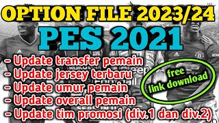 Cara install dan link download Option File 202324 PES 2021 PS4PS5  Ryu Go Gaming [upl. by Netsirhc]