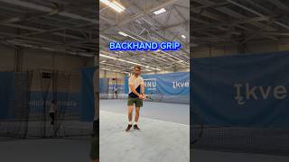 The backhand grip updated  tennis tennisbackhand backhand [upl. by Ellsworth928]