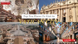 Top Ten Places To Visit in Vatican City  Vatican City Tour Places [upl. by Minsat]