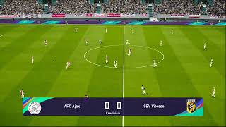 AFC Ajax  Vitesse  PES 2021 GAMEPLAY [upl. by Aenet297]