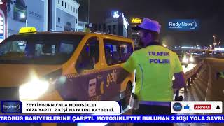 CEVİZLİBAĞDA FECİ MOTOSİKLET KAZASI [upl. by Ttelrats]