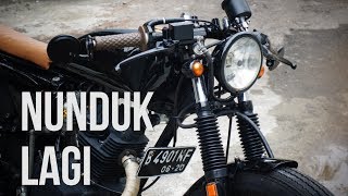 RIDINGIMPRESSION MODIFIKASI GL 100 BRAT CAFE  TEST RIDE  MOTOVLOG [upl. by Nirrak]