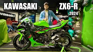 2024 ki New KAWASAKI ZX6R  The Fastest 600cc inlinefour Now with New Features  Review  MxK [upl. by Ajtak974]