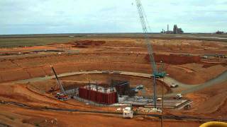 Fortescue Metals Group FMG train unloader August 2011 [upl. by Lerred]