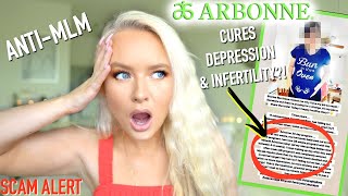 ARBONNE MLM SCAM CONSULTANTS MAKE CRAZY FALSE HEALTH CLAIMS [upl. by Wainwright]