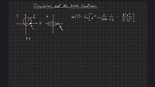 Conformal Mapping Techniques  Joukowski Airfoils  Circulation and the Kutta Condition [upl. by Caldera]