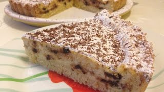 Torta alla ricotta e gocce di cioccolato  intheskywithcupcakes [upl. by Murdock612]