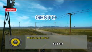 Gento  SB19 MIDI Karaoke [upl. by Loriner659]