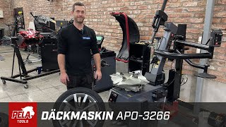 Däckmaskin APO3266 från PELA Tools [upl. by Irrehc]