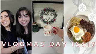 VLOGMAS a few days amp making one of my favorite Korean dishes [upl. by Preuss]