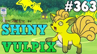 SHINY VULPIX CAUGHT AFTER 362 COMBO CHAIN  Pokemon Lets Go Eevee [upl. by Esoranna]