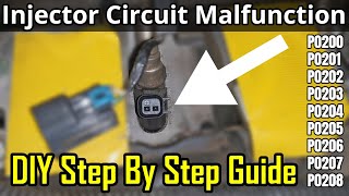 Fuel Injector Circuit Malfunction  How To Diagnose  Problem Solved [upl. by Lyons92]