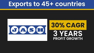 Stock analysis of Jash Engineering Ltd [upl. by Cosme]