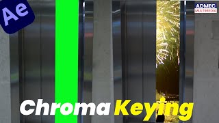 Chroma Keying in After Effects  Green Screen Animation in Adobe After Effects  ADMEC Multimedia [upl. by Tehcac12]