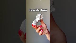 Howlite Raw Crystal Brainiac 🧠 [upl. by Bogusz433]