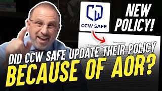 Updated CCW Safe Policy Review 2024 Did CCW Safe Change Their Policy Because of AOR [upl. by Syverson]