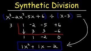 Synthetic Division of Polynomials [upl. by Irina]