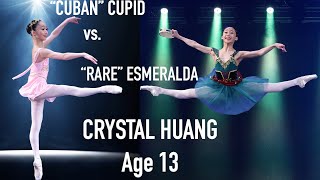 BALLET  YAGP 2022 New York SemiFinal  Crystal Huang  Age 13  Cupid versus La Esmeralda [upl. by Adabelle]