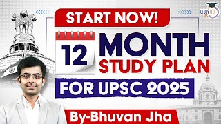 Complete 1 Year Strategy for UPSC Preparation 2025  StudyIQ IAS [upl. by Lupee]