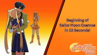 The Beginning of Sailor Moon Cosmos in 12 Seconds  Sailor Moon Animation [upl. by Steady]