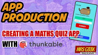 Thunkable  Creating a maths quiz app [upl. by Lein50]