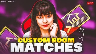 CUSTOM ROOM MATCHES  BGMI LIVE KANNADA 💕  KANNADA BGMI LIVE  ಕನ್ನಡ  GIRL GAMER LIVE ❤️ [upl. by Lj290]