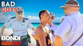 1 Hour of Bad Guys at the Beach  Bondi Rescue Full Episode Marathon [upl. by Oznola]