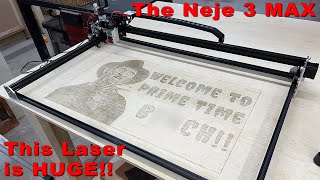 Can This Laser Cut 18mm Plywood The Neje 3 Max [upl. by Katherin776]