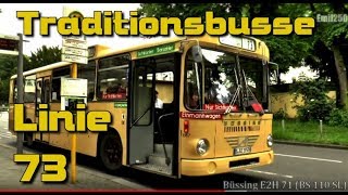 Berliner Traditionsbusse auf der Linie 73 heute M46  24 Mai 2014 [upl. by Cass581]