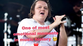 Fans Helped Him To Finish His Song  Lewis Capaldi  Glastonbury lewiscapaldi [upl. by Evette]