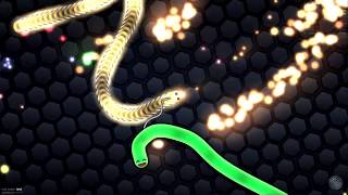 Slitherio 99 IMPOSSIBLE SNAKE TRAP  INVINCIBLE SNAKE  BEST MOMENTS EVER [upl. by Ahsitak]