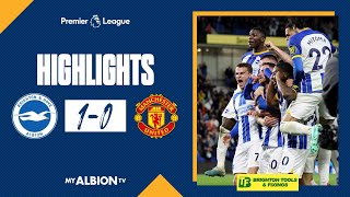 PL Highlights Albion 1 Man United 0 [upl. by Kinson633]