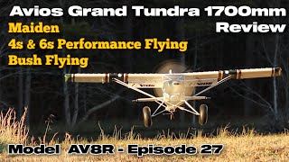 Avios PNF Grand Tundra Plus Sports Model EPO 1700 mm 67quot  Model AV8R Review [upl. by Atsyrc]