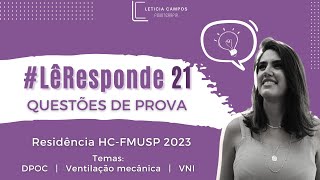 LêResponde 21 questões da Residência Multiprofissional do HCFMUSP 2023 [upl. by Nednarb]